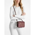 thumbnail image 7 of Michael Kors Women's Jet Set Large Metallic Logo Jacquard Crossbody Bag 35F4GTTC9J-oxbl, 7 of 7