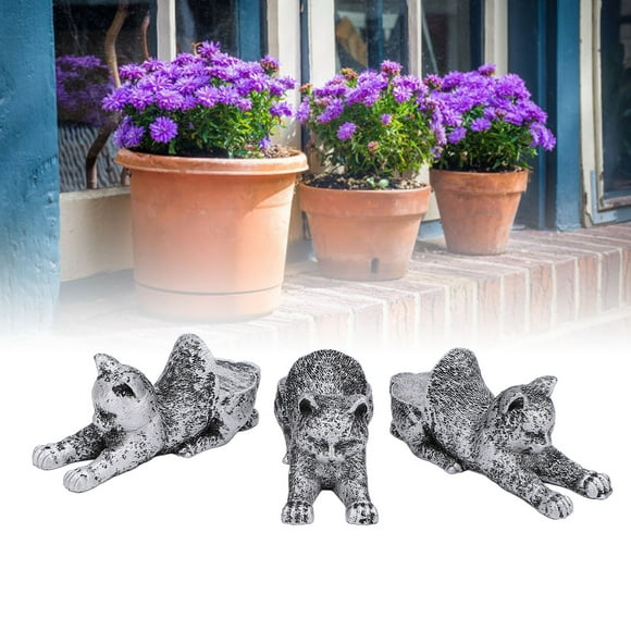 Piets de fleurs de statue animale, résine à la main de la plante à la main Améliorer le drainage, améliorer la ventilation, favoriser la croissance des racines