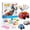 City Rescue Team, variant on Air Dry Clay Kit for Kids - Pull Back Car Making, 3 Boxes Modeling Clay with Sculpting Tools, Base, Backing Board, Tutorial, Ultra Light & Soft, Non-Toxic & Safe, Creative DIY Arts and Crafts Toys