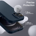 thumbnail image 6 of JETech Magnetic Silicone Case for iPhone 12 Pro Max 6.7-Inch, Compatible with MagSafe, Phone Cover with Camera Lens Full Protection (Navy), 6 of 6