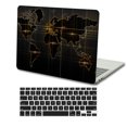 thumbnail image 5 of KSK KAISHEK Compatible with MacBook Pro 13 inchs Case 2016 - 2022 Released Model A1706/A1708/A1989/A2159/A2251/A2289/A2338 M1, Plastic Protective Case Hard Cover + Black Keyboard Cover, World Map 49, 5 of 5