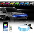thumbnail image 1 of XWSHYW Otros Accesorios Exteriores Luce Exteriores y Automóviles, Tiras y Tapas de Automóviles 59/71 Pulgadas y Dreamcolor Chasing, Tira de Luces Led de Circulación Diurna, Aplicación Inalámbrica y C, 1 of 6