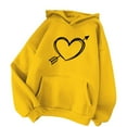 thumbnail image 2 of POTETI Women's Hoodies and Sweatshirts Casual Long Sleeve Hooded Sweatshirts Pullover Tops, 2 of 4