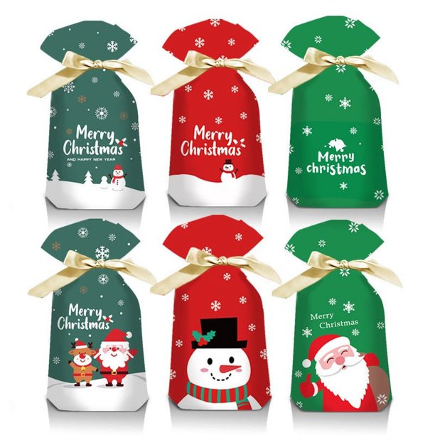 Bolsas de regalos de Navidad Sacos de Navidad Bolsa de sacos de Papá Noel por sublimación