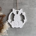 thumbnail image 4 of Qocolhg Easter Decorations Clearance! 2pcs Rabbits Pendant Mould Decorative Gypsum Dropping Mould Keychain Pendant Mould, 4 of 8
