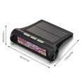thumbnail image 3 of Solar Car Digital Clock Portable Car Thermometer Clock with Date Auto Truck Dashboard Clock Multi-Functional 5V Electronic Time Monitor Calendar Time Date Temperature LCD Display Wiring F, 3 of 6