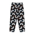 thumbnail image 3 of Lsque Game Print Women's Pajama Pants, Lounge Pant - Comfortable Home Wear,Elastic Waistband, Stylish Design-Small, 3 of 9