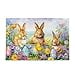 thumbnail image 3 of Happy Easter Bunny Rabbit Jigsaw Puzzles 1000 Pieces Toy Games Educational Gift Home Decor for Adults Kids S0400662, 3 of 4