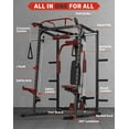 thumbnail image 3 of Smith Machine Multifunctional Power Cage, 2000 LBS Power Rack Smith Bar, Chest Station for Home Gym, 3 of 6