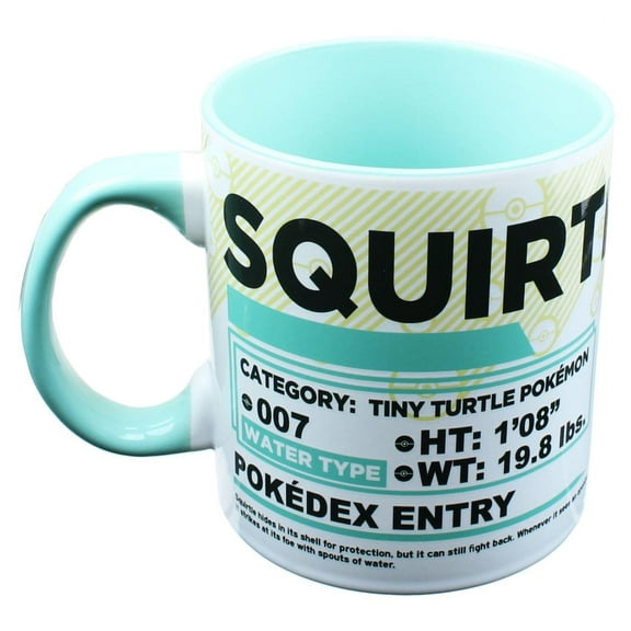 Pokemon Pokedex Squirtle 20oz Ceramic Mug