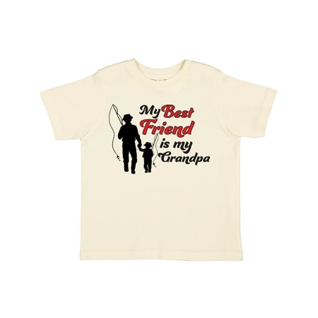 

Inktastic My Best Friend Is My Grandpa Gift Toddler Boy or Toddler Girl T-Shirt