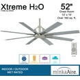 thumbnail image 4 of 52" Minka Aire Xtreme H2O Brushed Nickel Wet Ceiling Fan with Remote, 4 of 5