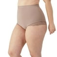 thumbnail image 2 of Maidenform Women's Eco Lace Firm Control Shaping, Moisture-Wicking, Mid-Brief Shapewear, Evening Blush, XX-Large, 2 of 6