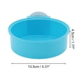 thumbnail image 2 of Unique Bargains 1 Pc Convenient Hanging Dog Bowl for Indoor and Outdoor Plastic Blue Small, 2 of 4