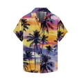 thumbnail image 5 of Afuyipoi Mens Hawaiian Shirt, Short Sleeve Button Down Shirts Tropical Floral Summer Beach Shirts Multicolor Size L, 5 of 6