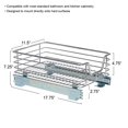 thumbnail image 4 of Household Essentials Glidez Armario Organizador Deslizante Para Debajo Del Fregadero De Acero Cromado, 1 Nivel, Cromado, 4 of 5