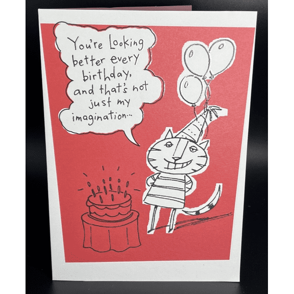 Funny Birthday Greeting Card w/Envelope