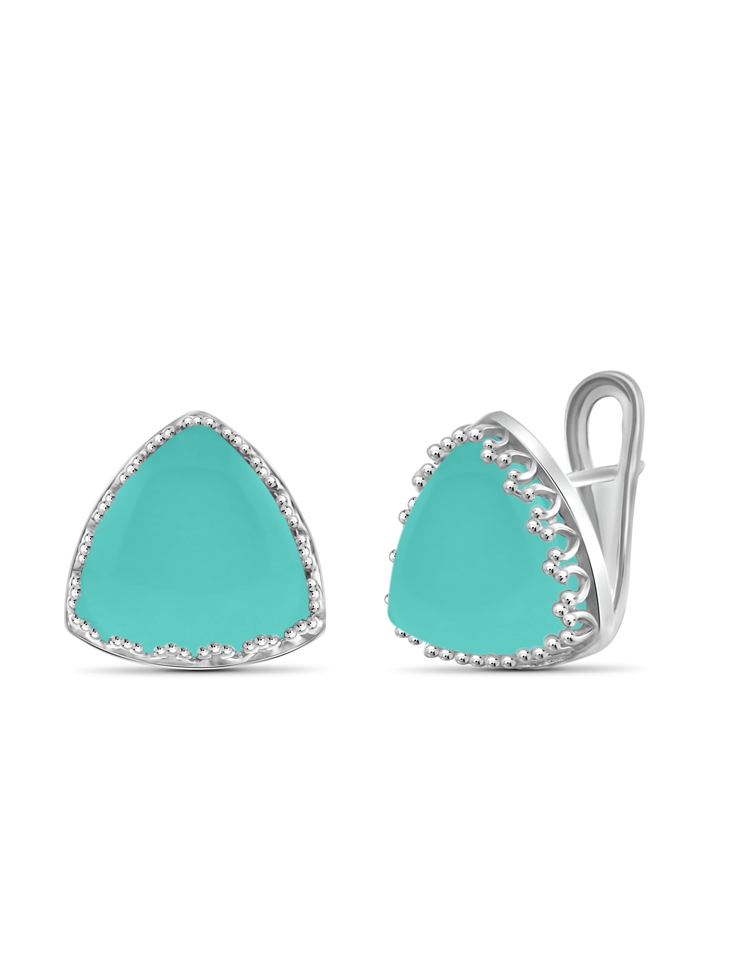 JewelersClub 27-1 2 Carat T.G.W. Chalcedony Sterling Silver Stud Earrings by JewelersClub