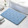 thumbnail image 7 of InsCrazy Bathroom Rugs Absorbent Bathroom Floor Mat with Slow Cotton Solid Color Bottom Toilet Floor Mat with Fleece Water Absorbing and Slip Pad Bath Decor 17" x 24", 7 of 7