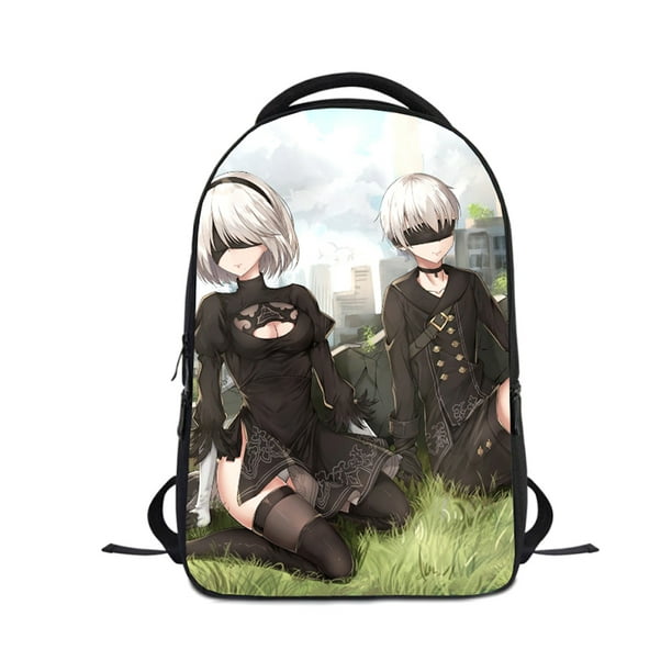 Mochila escolar Nier: Automatas Kids, 28 x 13 x 44 cm, poliéster