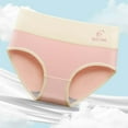 thumbnail image 4 of Joau Womens Underwear, Cotton Mid Waist No Muffin Top Full Coverage Brief Ladies Panties Postpartum Underwear, 4 of 5