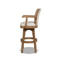thumbnail image 5 of Pemberly Row 31" Swivel Bar Stool with Armrests White Pepper, 5 of 10