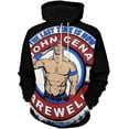 thumbnail image 4 of John Cena Wrestler Long Sleeve Pullover Hoodie Costume Warm Hooded Sportswear Outfits, 4 of 5