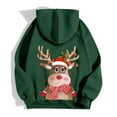thumbnail image 6 of Christmas Hoodies for Women 2025 Long Sleeve Zip Up Reindeer Graphic Hooded Sweatshirt with Pockets Jacket Coat, 6 of 8