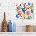 thumbnail image 3 of Balloons Wall Clock Decorative Square Silent Non-Ticking Operated Clocks Aesthetic for Bedroom Living Room, 3 of 8