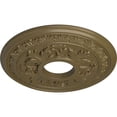 thumbnail image 3 of Ekena Millwork 15 3/8"OD x 4 1/4"ID x 1 1/2"P Baltimore Ceiling Medallion (Fits Canopies up to 5 1/2"), Hand-Painted Mississippi Mud, 3 of 6