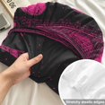 thumbnail image 4 of King Size Fitted Sheet Set - Halloween 3 Piece Bedding Sets 16" Deep Pocket Fitted Sheet with 2 Pillowcases, Vintage Skeleton Pink Fall Holiday Brushed Microfiber Hotel Luxury Bed Sheets, 4 of 9