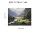 thumbnail image 2 of Chilfamy Canvas Prints Wall Art Mountain River House Wall Decor for Bathroom Ready To Hang - Ideal for Home, Office, and Gift Giving 20x16in, 2 of 6