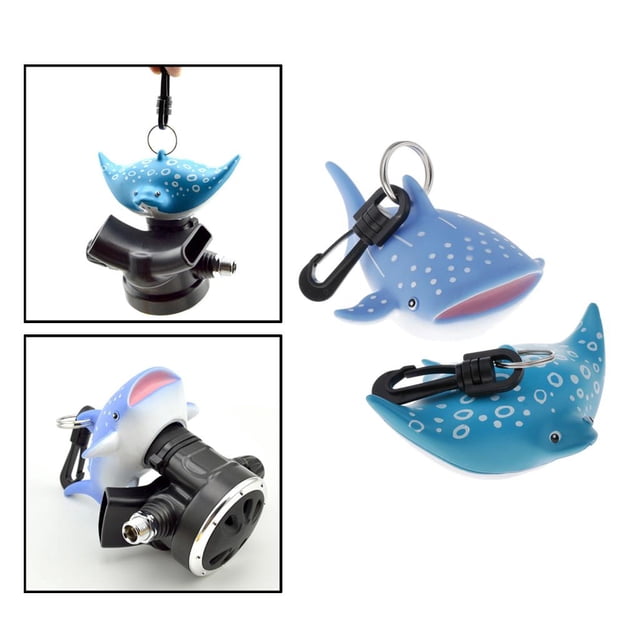 2pcs Funda de buceo creativa con regulador de clip Soporte para esnórquel de buceo Macarena Funda para boquilla de buceo