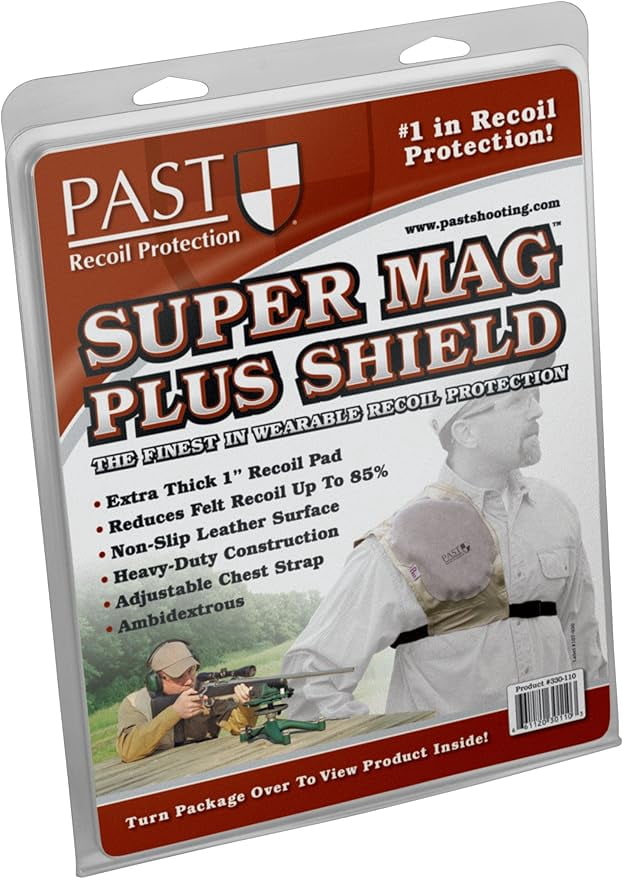 Caldwell Super Mag Plus Recoil Shield with Adjustable Fit, Padding for Shotgun, Rifle Recoil Reduction, Shooting and Hunting