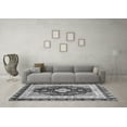 thumbnail image 3 of Ahgly Company Indoor Square Abstract Gray Modern Area Rugs, 7' Square, 3 of 4