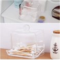 thumbnail image 5 of Saim 2pcs Cotton Swabs Storage Holder Box， Transparent Makeup Case Cosmetic Container，8.7*7.8*9.2cm, 5 of 7