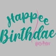 thumbnail image 2 of Men's Harry Potter Happee Birthdae Logo  Graphic Tee Athletic Heather Large, 2 of 5