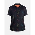 thumbnail image 5 of Birdie Bound Halloween Spooky Skeleton Print Golf Polo Shirt, Men's Sizes S-4XLT, 5 of 5