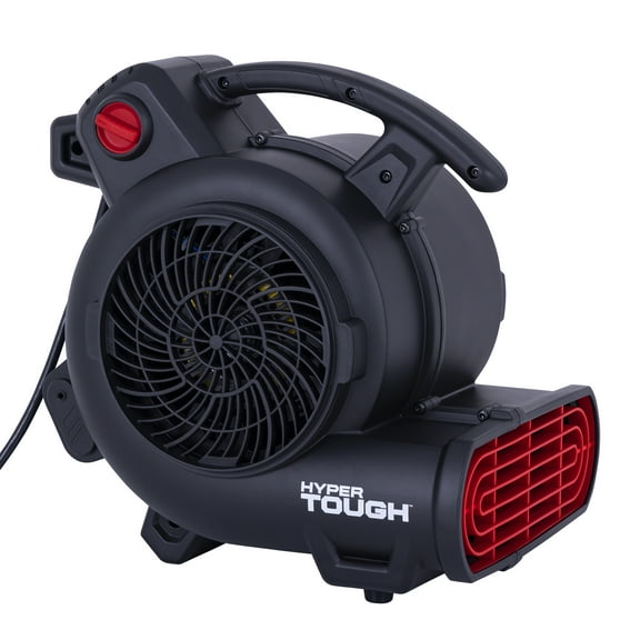 Hyper Tough 1/3 HP 1200 CFM Air Mover Blower Fan for Home Use, Workshop, and Industrial Use - 3 Speeds, 3 Adjustable Angles, and a Daisy Chain