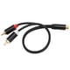 thumbnail image 3 of Cable RCA hembra a RCA macho Y, 2 piezas RCA hembra Adaptador RCAY RCA Audio Y Divisor adaptado para la perfección, 3 of 9
