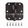 thumbnail image 3 of 3-Piece Black Door Hinges 3 1/2 Interior Door Hinges Matte Black Door Hinges for Doors 3.5 Inch (Approx. 8.9 cm) Round 5/8 Radius Bedroom Office Hallw, 3 of 4