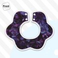 thumbnail image 3 of Bingfone Lilac Soft Bibs For Baby Boy Girl 360 Rotate Petal Absorbent Bibs Washable For Drooling Teething, 3 of 9