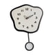 thumbnail image 2 of Reloj de pared de madera con adorno, silencioso, fácil de leer, ligero, con números arábigos grandes. Balanceo, 2 of 9