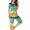 Multicolor, variant on ABPWLY Lounge Sets for Women Lounge Sets for Women Fashion Tie Dye Print Button up Short Sleeve Top and Capris Sets Two Piece Pajamas Sets Pjs Sets Womens Winter Outfits