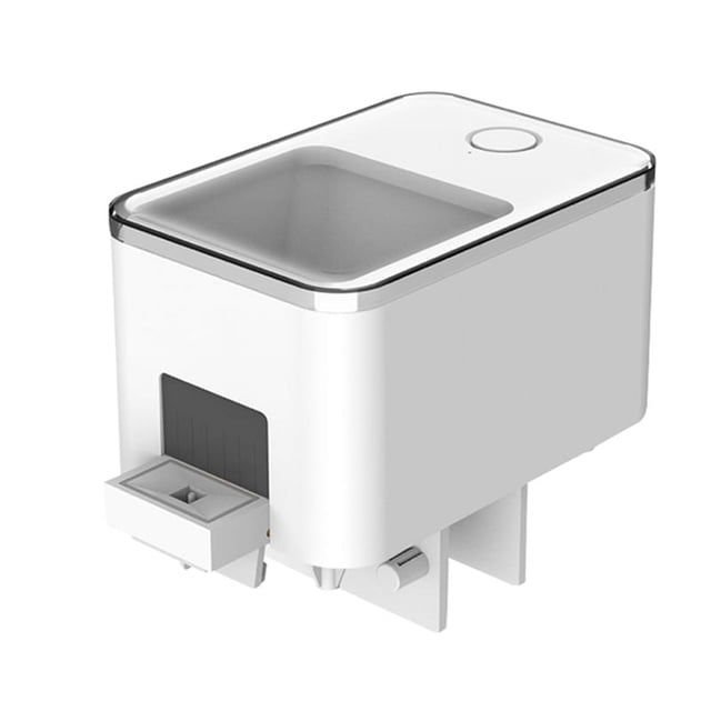 Alimentador AutomáTico Completo para Pecera de Acuario Wifi TemporizacióN y Alimentador Cuantitativo AplicacióN de TeléFono MóVil Alimentador Inteligente para Mascotas