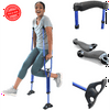 NEW Dynamo Sport Swings Lightweight Crutches Are The Best For Recovery. Shock-Resistant Grippy Feet Give You Confidence & Comfort. Anti-slip Back Strap Reduces Slip-outs/Falling(5'2"-5'10")