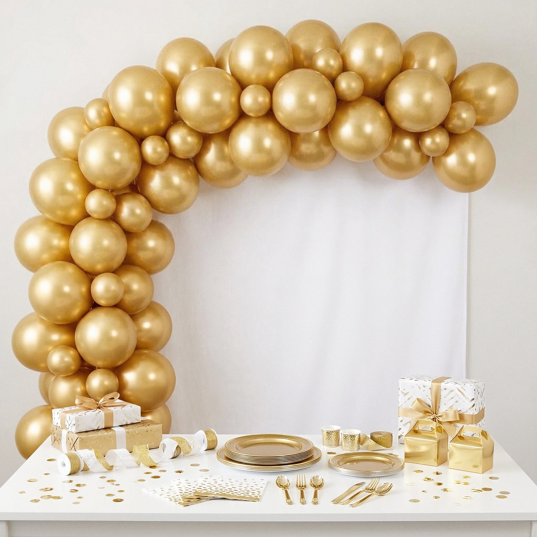 12" Gold Latex Balloons, 72 Pieces, by Way To Celebrate