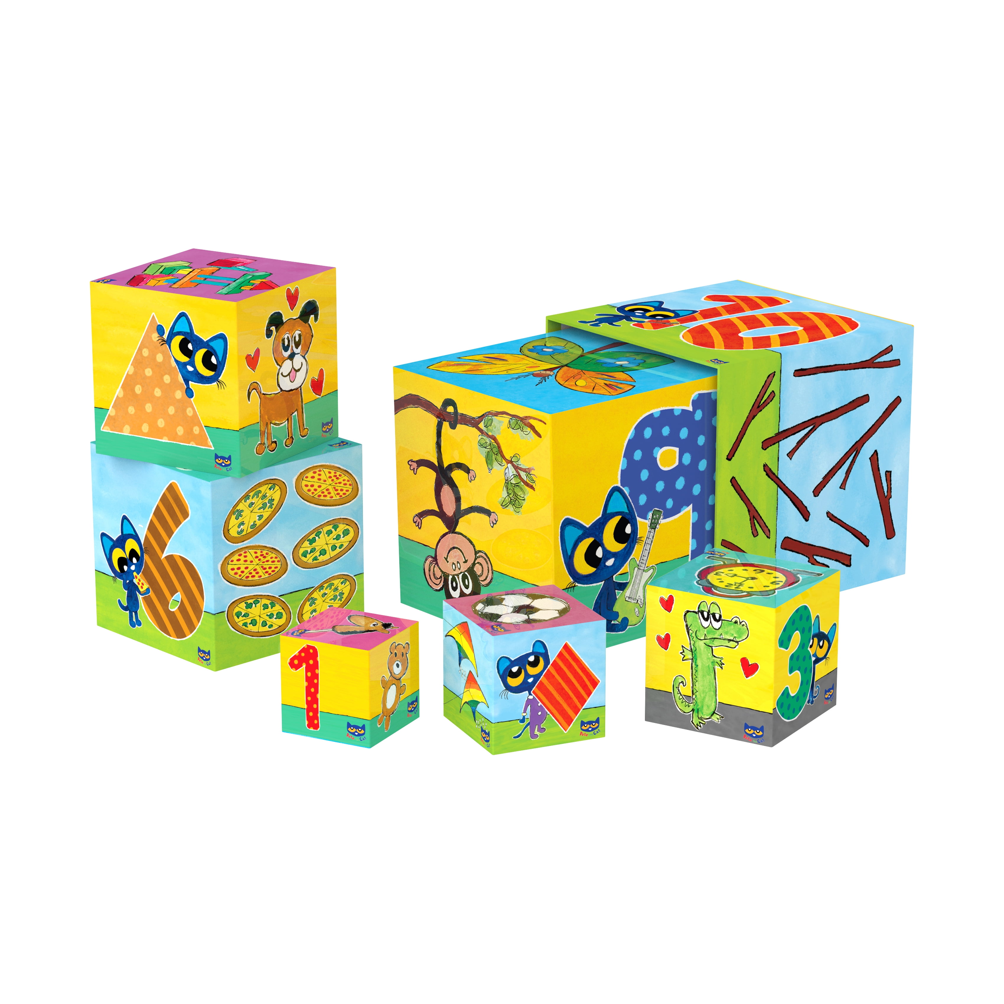 The Learning Journey Pete the Cat's Stacking Blocks featuring Pete the Kitty