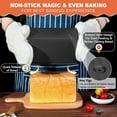 thumbnail image 6 of Bakdcore Pullman Loaf Pan with Lid, 2 Pack 1 lb/0.5 lb Nonstick Bread Loaf Pans for Homemade Bread, Carbon Steel Bread Pan with Cover for Bakeware Toast Oven Baking, 6 of 8