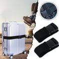 Luggage Straps.Luggage Connector. Straps For Suitcase， Heavy Duty Adjustable Suitcase Belt